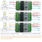 OP62A02 Eletechsup 2CH 10MHz High Speed Photoelectric Isolation Module 5000Vrms 3.3V 5V NPN PNP Level Converter for Arduino ESP8266