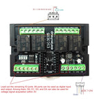 ESC3E05 4-Channel Relay Module for ESP32-C3 Super Mini, RS485 Modbus RTU, Wi-Fi BLE IoT Controller, Simple PLC Shield for Arduino