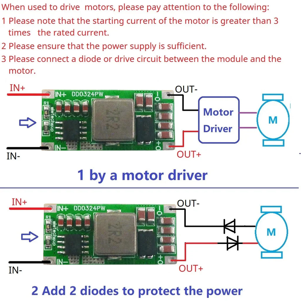 DD0324PW 25W DC-DC Boost Converter Module 3.7V 4.2V 5V Input to 5V 8.4V 12V 12.6V 15V 16.8V 21V 24V Voltage Regulator