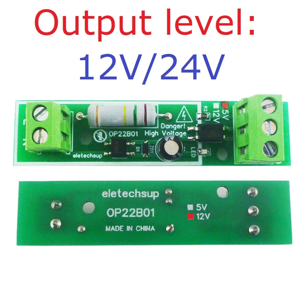 OP22B01 AC Voltage Detection Module – 110/220V Mains Power ON/OFF Sensor with 3-24V NPN/PNP Output for Arduino ESP8266 PLC STM32
