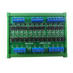 OPMSA04 OPMSB08 OPMSC12 OPMSD16 4-16CH 5A PLC Signal Amplifier Board – DC 3.3-24V NPN/PNP Logic Level Converter with Opto-Isolation & MOS Output for Industrial Automation