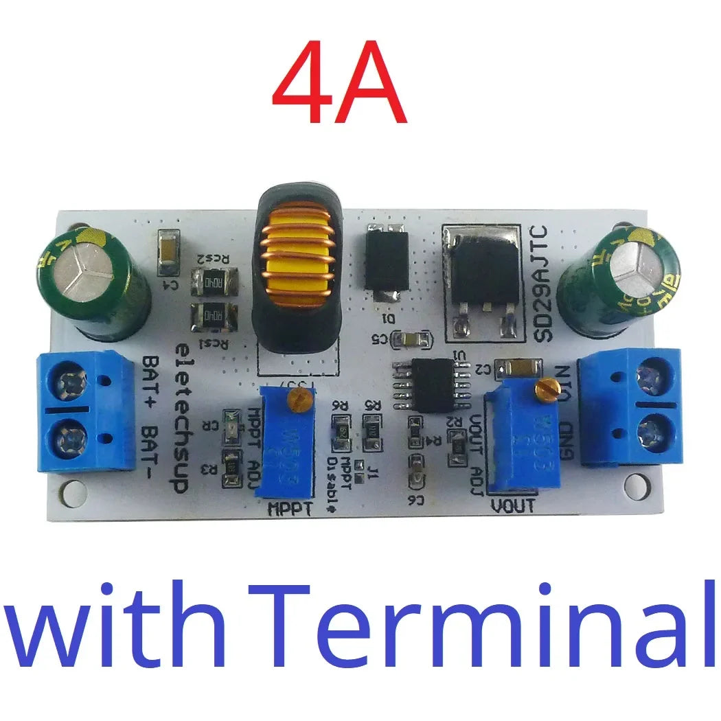 SD29AJTC MPPT Solar Charge Controller Module 7-28V to 1.2-25V DC-DC Buck Battery Charger 1A 2A 4A for Li-ion LiPo LiFePO4 LTO
