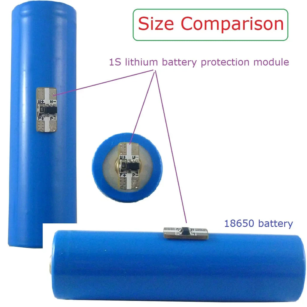 ND03CPMB 1-Cell Li-ion Battery Protection Board – 3.7V/4.2V 3.5A Over Charge Discharge Overcurrent Protection Module for 18650 Li-Po