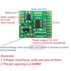R4PIN08 8CH Multifunction RS485 IO Core Board – 2.54mm Pin Configurable Digital Input Output Module Modbus RTU for PLC HMI Remote IO Expansion