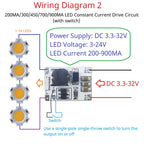 DC 3.3-32V LED Dimmer Constant Current Driver Controller LD3190SB