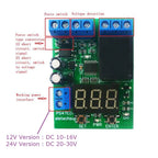PS47E01 DC 12V/24V Voltage Detection Relay Module – 0-99.9V ±0.1V Accuracy Over/Under Voltage Monitor with 10A Output & 0-999Min Timer