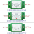DDIS24QC 18-75V Wide Input to 12V 5V 3.3V Isolated DC-DC Power Supply 2250V Isolation DIN Rail Module for PLC
