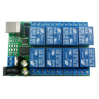 UD23A08 8-Channel Serial Relay Controller – USB/TTL/RS232 Multi-Voltage Smart Switch for PLC Automation & Industrial Control