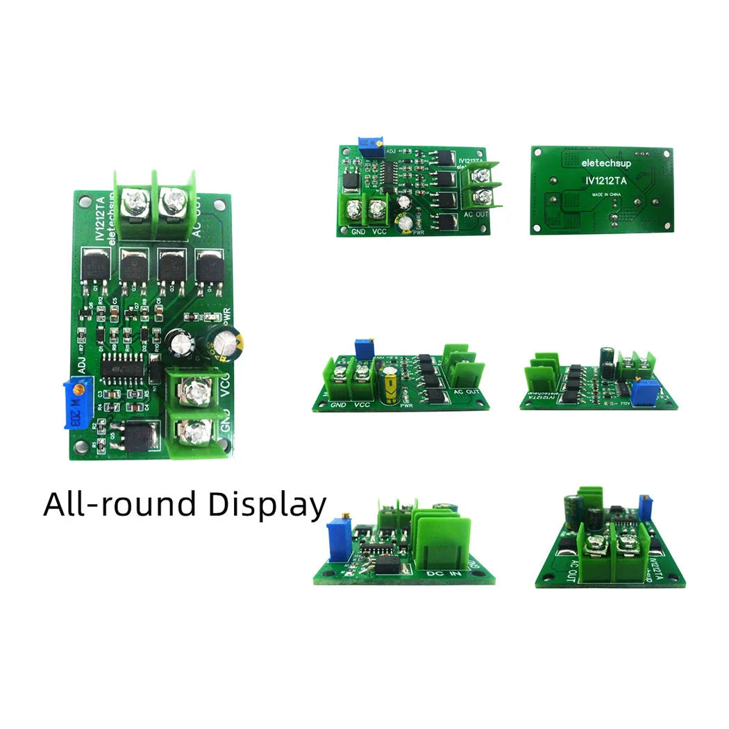 12V to 220V Inverter Kit – 12W 50Hz Square Wave Signal Generator Module for DIY Electronic Projects & Power Conversion IV1212TA TB459
