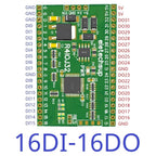 R4IOJ32 5 IN 1 32DI/32DO/16DI-16DO/8DI-24DO/24DI-8DO Modbus Rtu Digital 5V 3.3V TTL IO RS485 2.54mm Pin Core Board