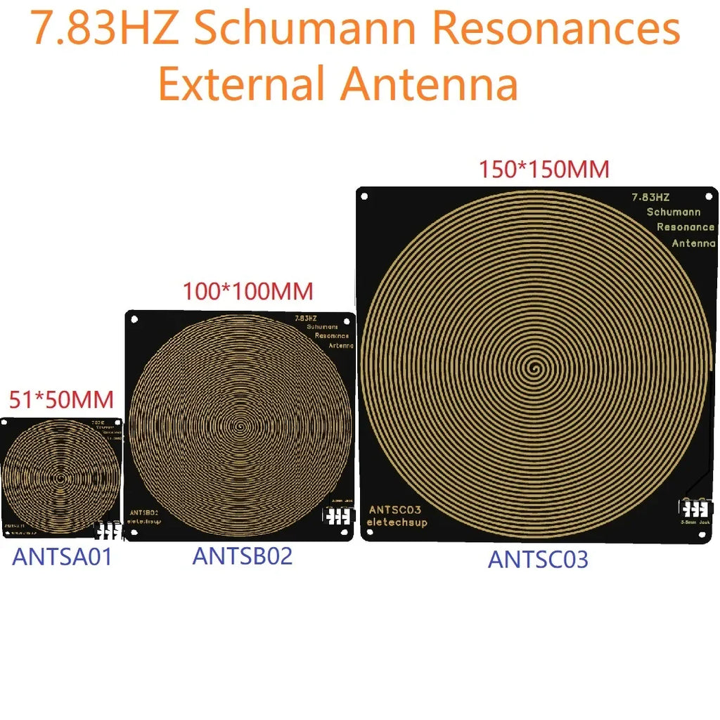 SMDTB14 4CH 7.83Hz Schumann Resonance Pure Sine Wave Generator Adjustable 0.01-9999Hz DAC Type-C Audio Output