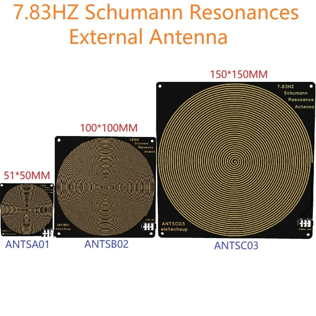 SMDTB14 4CH 7.83Hz Schumann Resonance Pure Sine Wave Generator Adjustable 0.01-9999Hz DAC Type-C Audio Output
