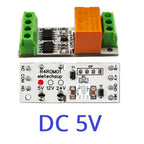 R4ROM01 3A Mini RS485 Relay Module – Low Noise 5V/12V/24V Modbus RTU Remote IO Board with 6 Control Commands for PLC Smart Home