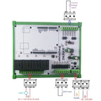 DNUNA16 6AI 6DI 4DO RS485 I/O Expansion Board for Arduino UNO R3 DC 7-30V Analog Data Acquisition Module 0-20mA 4-20mA 0-10V