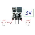 ND2812TB 5A Synchronous Buck Converter – DC 5-30V to 3.3V/5V/12V Adjustable Step-Down Regulator with 94% Efficiency for Motor LED E-Bike
