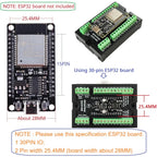 eletechsup ES30485 ESP32 RS485 DIN Rail Mount PLC Data Acquisition Board DC 7-30V Wide Voltage WiFi BT IOT MQTT Module