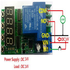 IO23C01 8CH 30A High Power Relay Module – DC24V Multifunction Timer Delay Switch for PLC Motor Pump LED Control & Equipment Test