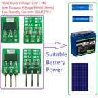 LO1117MB 1A Ultra-Low Dropout LDO Regulator – 2.5-18V to 1.2V/1.8V/2.5V/3.3V/5V Step-Down Module for Li-ion LiFePO4 Solar Battery