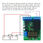 PS47E01 DC 12V/24V Voltage Detection Relay Module – 0-99.9V ±0.1V Accuracy Over/Under Voltage Monitor with 10A Output & 0-999Min Timer