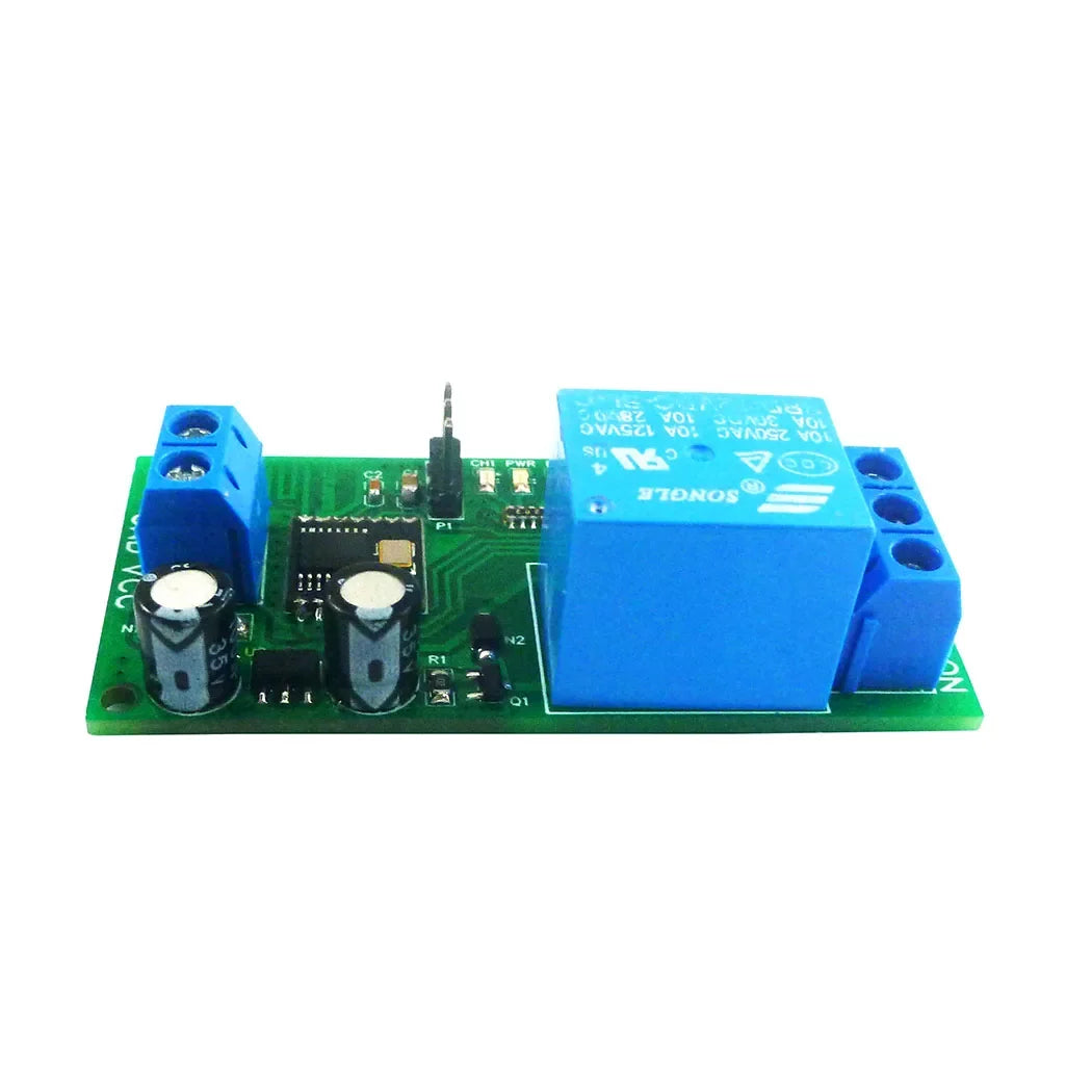 BT26E01 DC 12V Bluetooth BLE Relay Module – iOS Android Wireless Switch Board with 2.4G RF Remote Control for Smart Home IoT