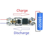 5V Backup Power Mini UPS Module 1.2A Bi-Directional Shared Port Li-ion Charger Step Up Board ND1A21MB for IP Camera Arduino MCU DIY