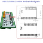 DNMPB28 16AI-16DI-16DO Relay Board for Arduino MEGA2560 Pro – 4-20mA/0-10V Analog Input RS485 Modbus MOS Relay IO Expansion