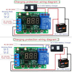 PS58F01 10A Battery Charger Discharger Module – 0-60V Auto Cut-Off Undervoltage Overvoltage Protection Board for 12V/24V/36V/48V Lead-Acid UPS DIY