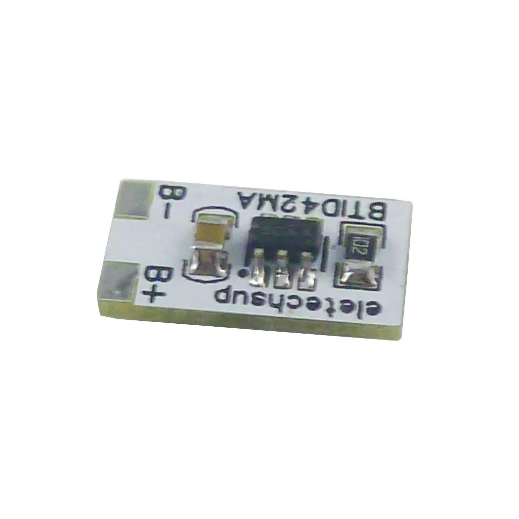 BTID42MA Mini 1S Li-ion Battery Power Indicator Module – 3.7V/4.2V LED Voltage Display for 18650 26650 4680 Charge Discharge Monitor