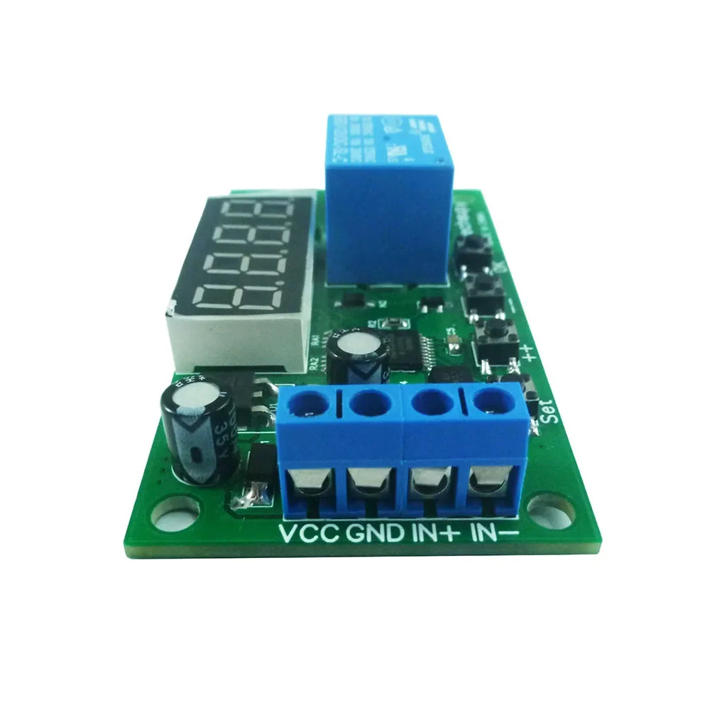 KC23C01 Multifunction Pulse Counter Relay Module – DC 5V 12V 24V Programmable Timer Delay Switch with 12 Modes 10A Output for PLC Automation