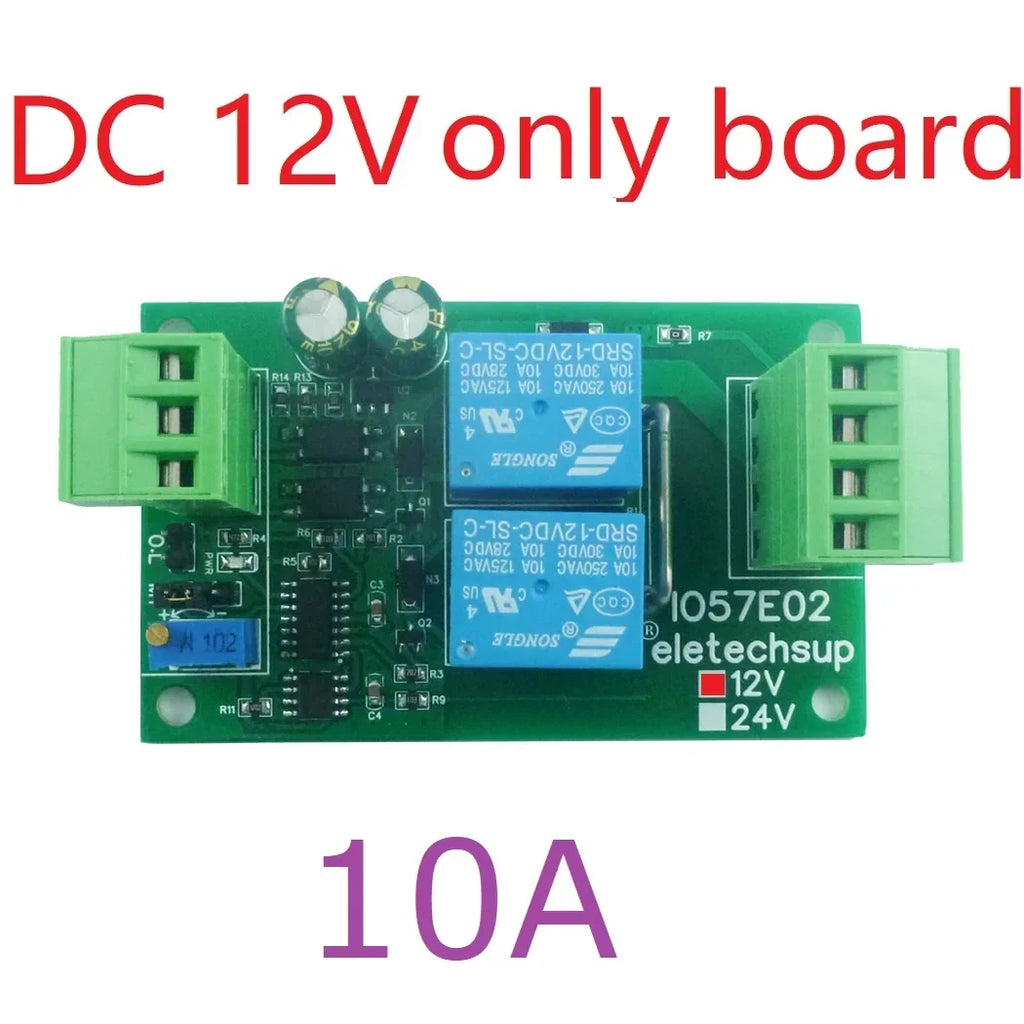 10A 20A 30A DC 12V 24V Brushed Motor Overload OveDC 12V 24V Power Brurcurrent Short Circuit Protector Forward Reverse Controller IO57E02 IO58F02