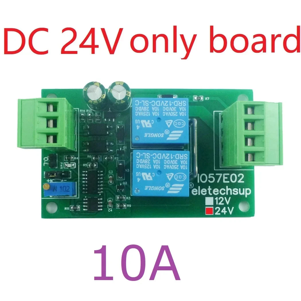 10A 20A 30A DC 12V 24V Brushed Motor Overload OveDC 12V 24V Power Brurcurrent Short Circuit Protector Forward Reverse Controller IO57E02 IO58F02