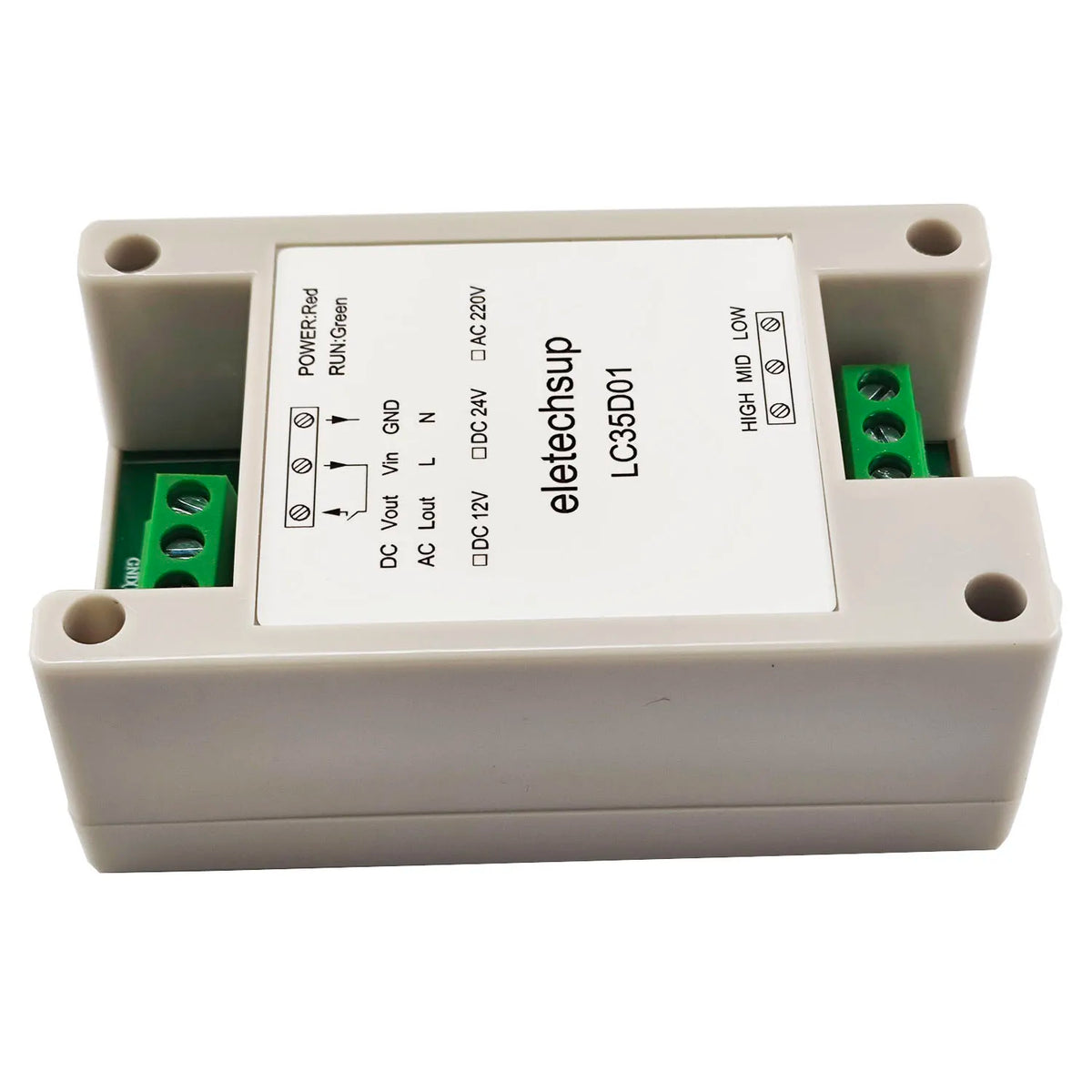 LC35D01 30A Automatic Water Level Controller Pump Relay / 304 Stainless Steel Sensor Probe DC 12V 24V AC 220V For Tower Pool Dam