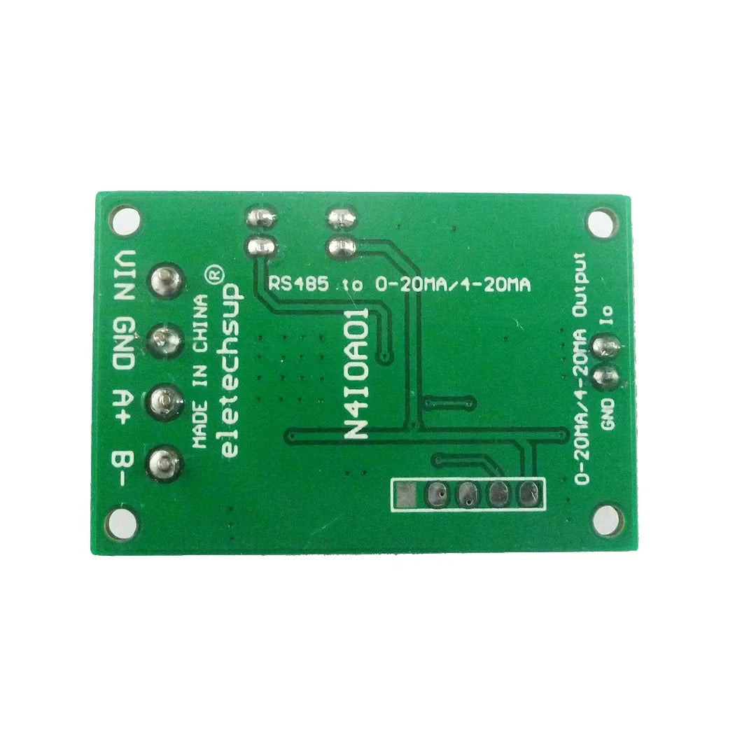 N4IOA01 RS485 to 4-20mA Signal Generator – Modbus RTU 03/06 DAC Analog Converter Module 12-24V for PLC Industrial Automation