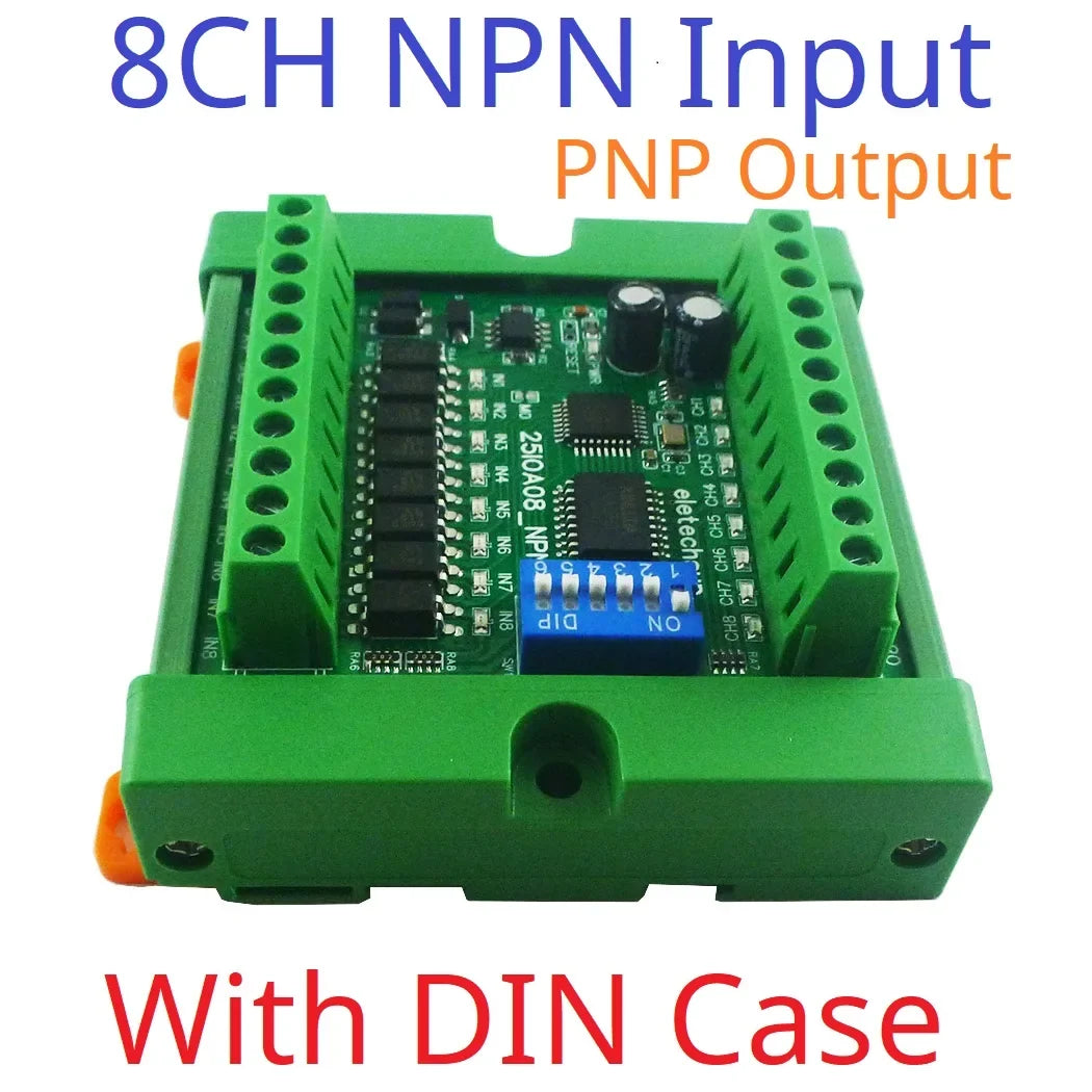 Modbus RS485 Remote IO Module – DMOS PNP Output & NPN/PNP Input Expansion Board 8/16/32 Channels for PLC Industrial Automation 25IOA08 25IOB16 25IOC32