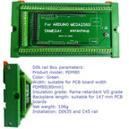 DNMEGA1 DIN Rail Mount Screw Terminal Adapter – 3.96mm Breakout Board for Arduino MEGA2560 R3 Industrial Control PLC Projects