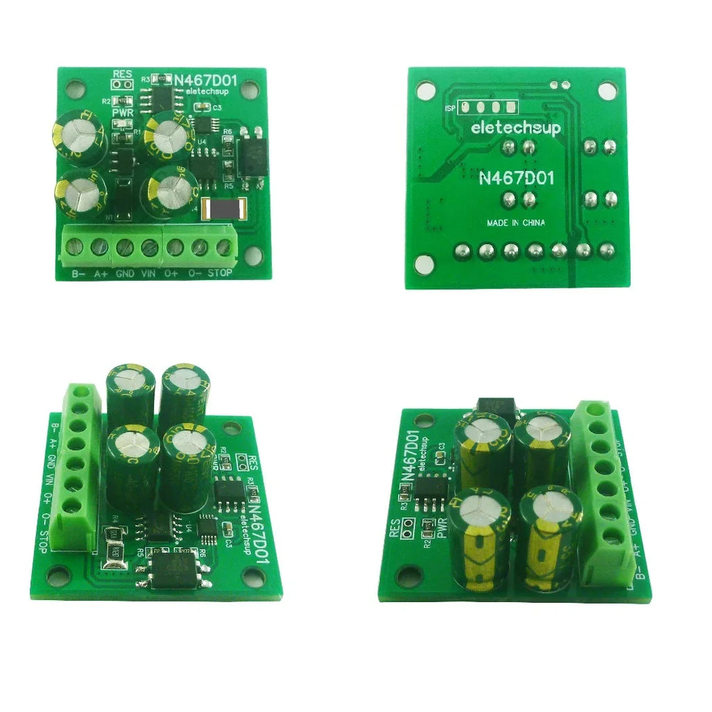 N467D01 RS485 Modbus RTU DC Motor Driver – 8-30V 1-2A Forward Reverse Stop Delay Controller with 497-Day Timer for PLC Automation