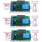KC23C01 Multifunction Pulse Counter Relay Module – DC 5V 12V 24V Programmable Timer Delay Switch with 12 Modes 10A Output for PLC Automation