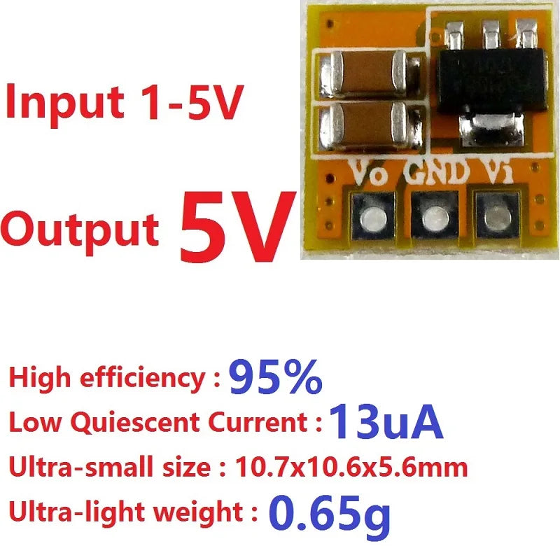 DD0405MA 10PCS 0.7-5V to 3V 3.3V 5V DC-DC Boost Converter Voltage Step-up Module