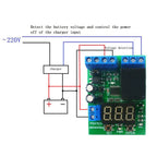 PS47E01 DC 12V/24V Voltage Detection Relay Module – 0-99.9V ±0.1V Accuracy Over/Under Voltage Monitor with 10A Output & 0-999Min Timer