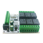 TYROD06 6CH WiFi Smart Relay Module – DC 5V/12V/24V 6DI 6DO 10A IoT Switch with Tuya APP Remote Control for Home Automation