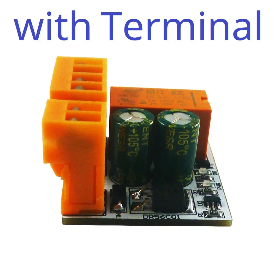 DR56C01 2A DPDT Relay Module – Motor Forward Reverse Self-Locking Controller with Pluggable Terminal for DC Polarity Reversal & Bistable Control