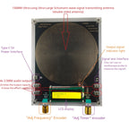 SMFSB07 4-Channel Schumann Resonance Generator – 0.01-100kHz Adjustable Pure Sine Wave with 150MM Onboard Antenna & Cycle Timer for Sleep Aid Meditation