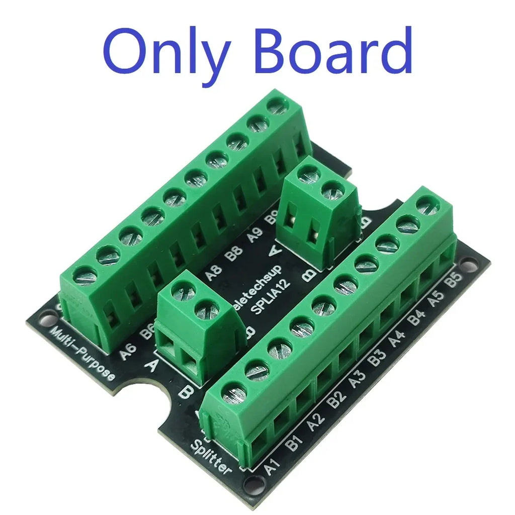4-in-1 Bus Hub – RS485/I2C/CAN/1-Wire Splitter with Master-Slave Ring Network for ESP32 Remote IO PV Inverter PLC HMI SPLIA12