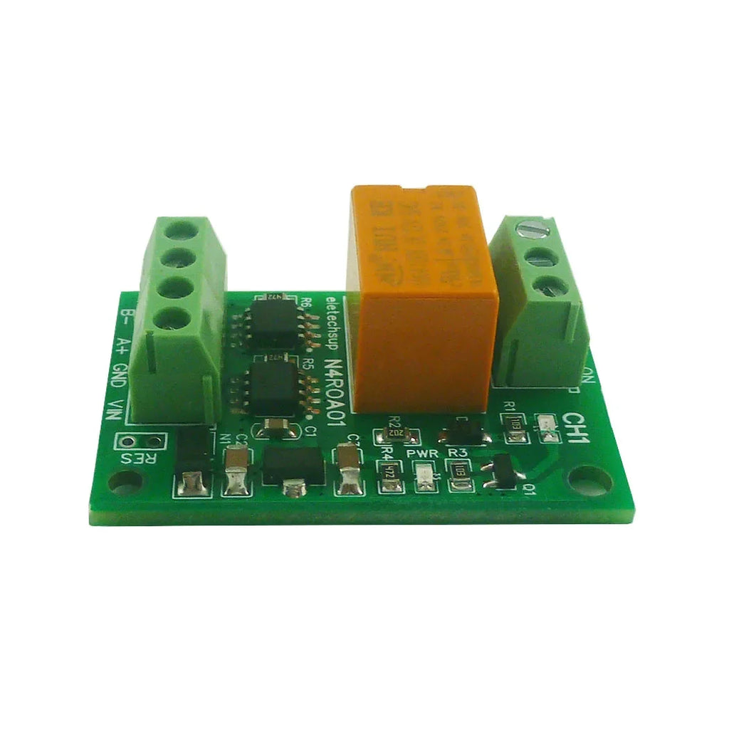 N4ROA01 3A RS485 Relay Module – Micro Power Modbus RTU 1-Channel Controller for Home Automation & PLC Expansion