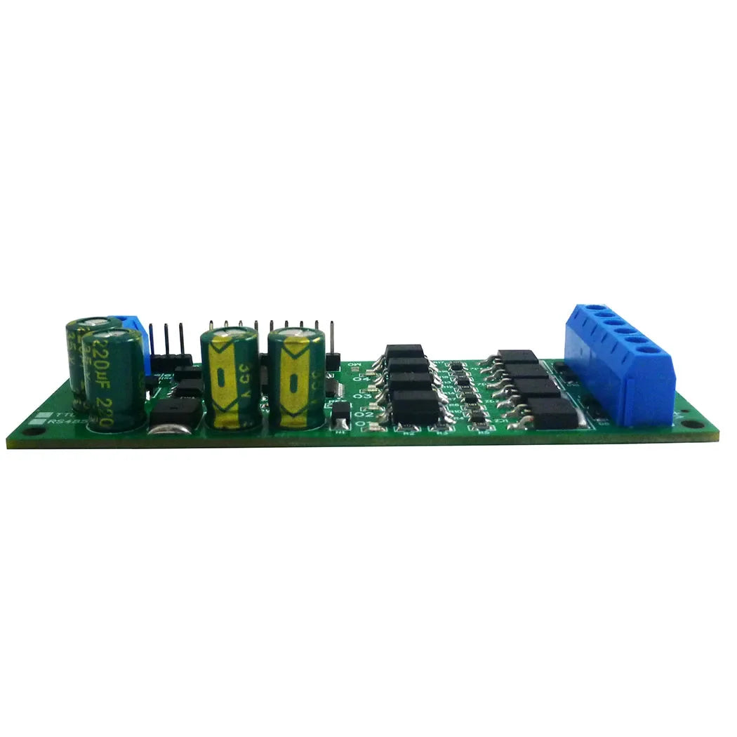 R4W9B12 4CH MOS Tube Output Control Board – RS485 Modbus RTU PLC Expansion Module with 3A NPN Output for LED Dimmer Valve Driver DC 6-25V