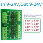 OP31C08 8CH Opto-Isolation Logic Level Converter – 3.3V/5V/12V/24V NPN/PNP Bidirectional GPIO Module with 3000V Isolation for Arduino PLC MCU