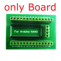 DN31C01 DIN Rail Mount Screw Terminal Adapter – 3.96mm Breakout Board for Arduino Nano V3.0 with DIN35 Rail for Industrial Control