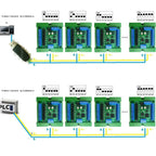 8/16/24/32/48CH Multifunction RS485 Remote IO Module – NPN/PNP DI-DO Expansion Board with DIN Rail & Modbus RTU for PLC Industrial Automation