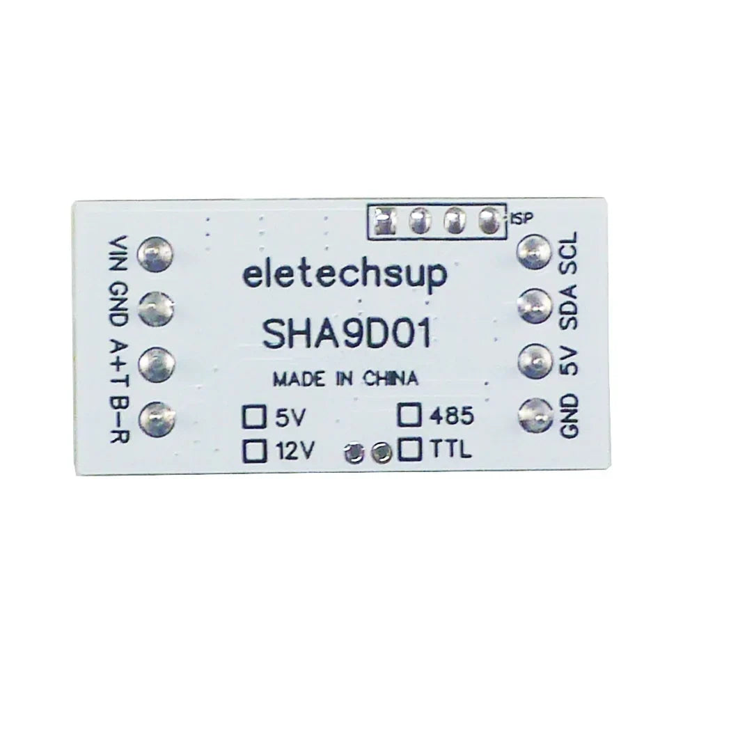 SHA9D01 SHT30 Temperature Humidity Sensor Module RS485 TTL Modbus RTU Adapter Board for Arduino UNO ESP32 Weather Station