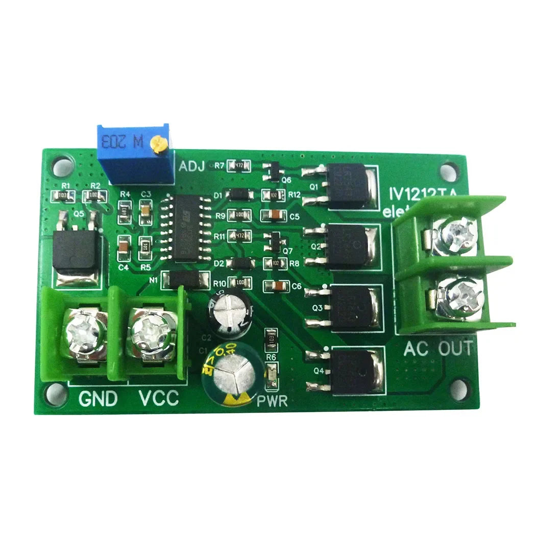 12V to 220V Inverter Kit – 12W 50Hz Square Wave Signal Generator Module for DIY Electronic Projects & Power Conversion IV1212TA TB459